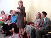 Panelist Martee Reeg represents Westervelt-Warner Museum of American Art