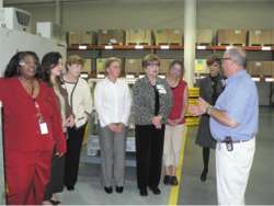 Counselors tour ZF Lemforder Corporation