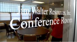 The new Jim Walter Resources, Inc. Conference Room at Brookwood High School