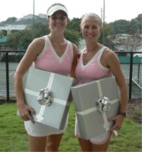 First place 4.0 winners, Tara Howell and Mary Beth Smart